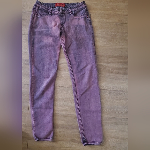 Vintage Tripp NYC Daang Goodman Purple Wash Skinny Jeans. - Picture 4 of 16